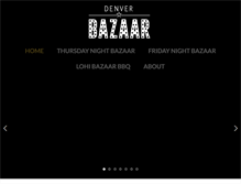 Tablet Screenshot of denverbazaar.com